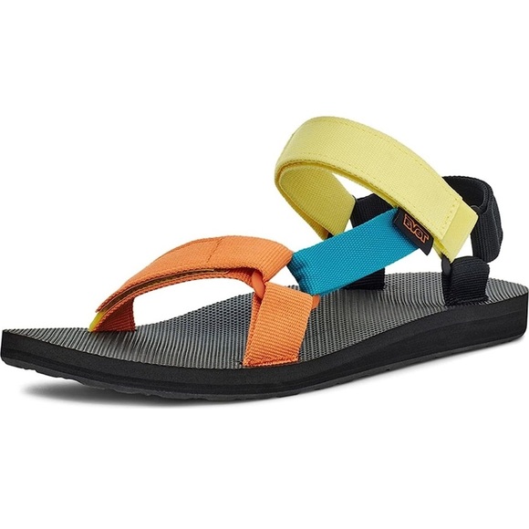 Teva Other - Teva Men’s Original Universal Sandal Orange Yellow Blue Size 10